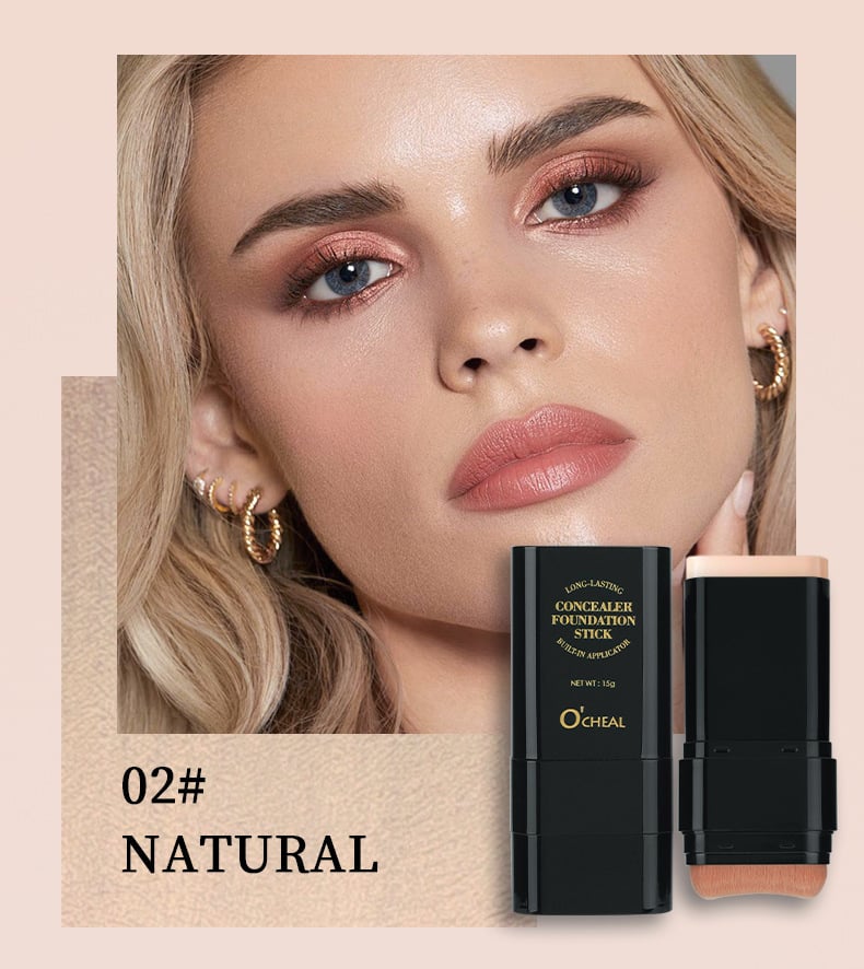 🔥2-in-1 Foundation Stick with Brush