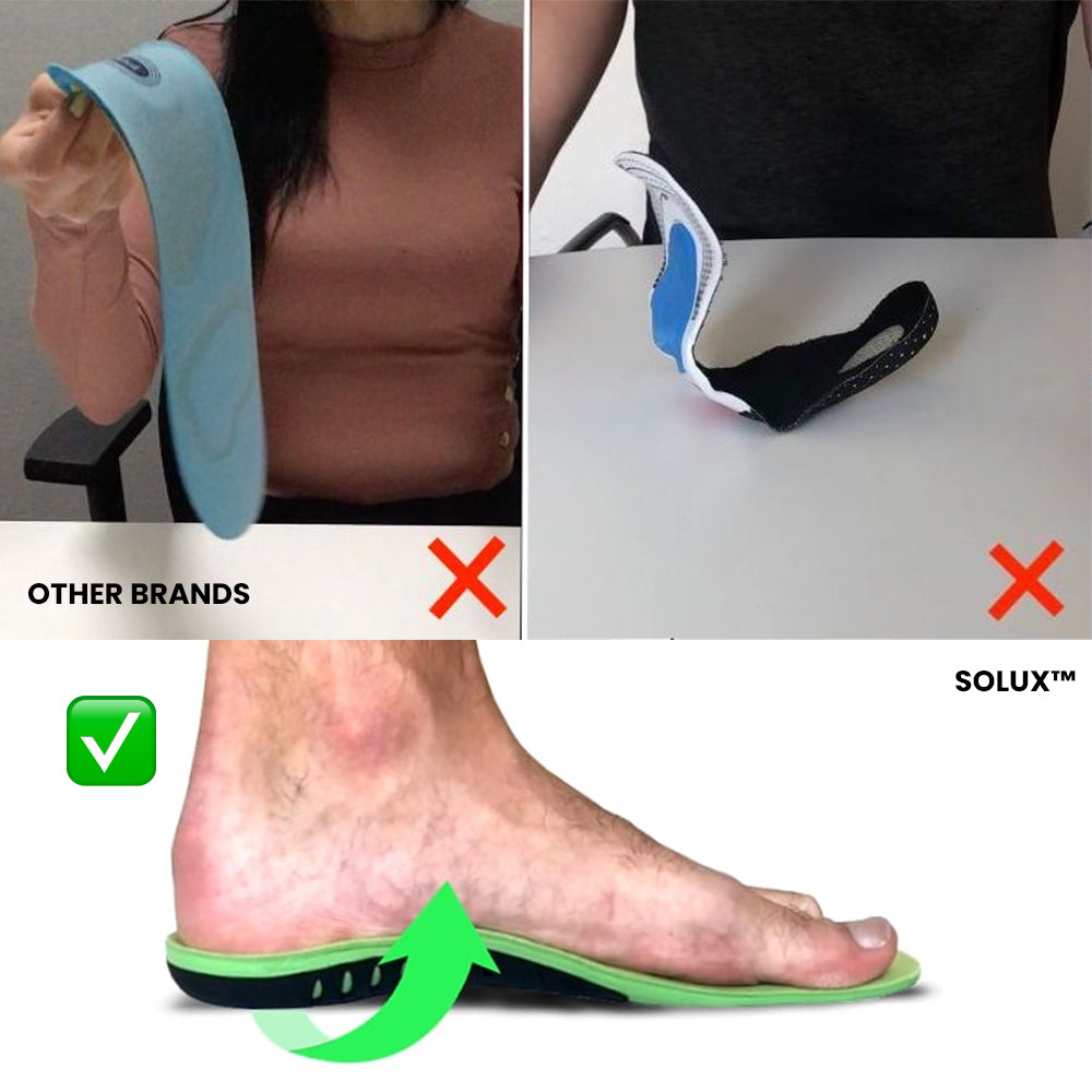SOLUX™ – Orthopedic Insoles for Real Relief