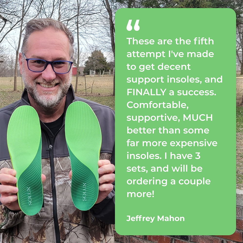 SOLUX™ – Orthopedic Insoles for Real Relief