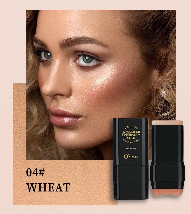 🔥2-in-1 Foundation Stick with Brush