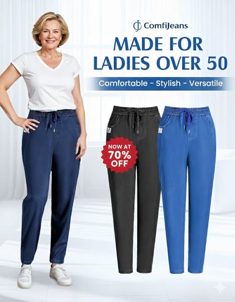 ComfiJeans - LAST DAY 70% OFF - High Waist Ultra-Stretch Mom Jeans