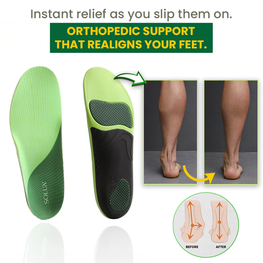SOLUX™ – Orthopedic Insoles for Real Relief