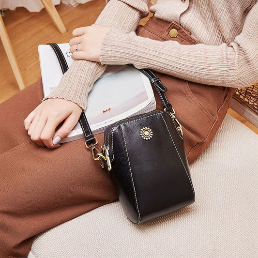 LAVÉRA crossbody bag premium vegan leather black
