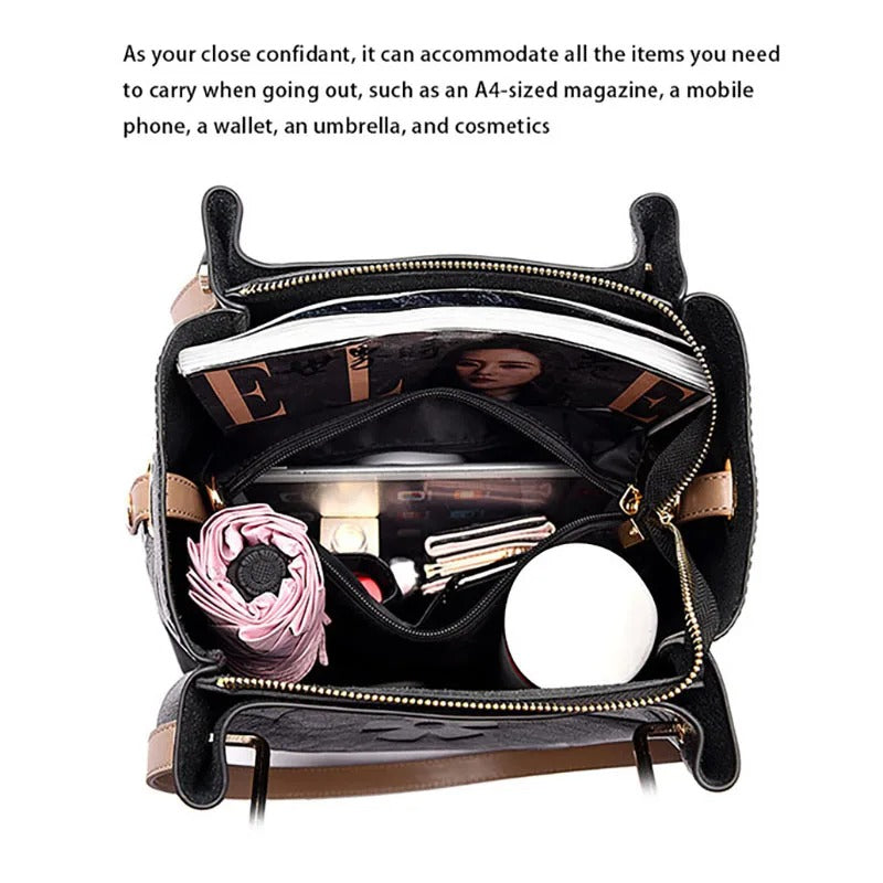 Fiore Luxe™ Tote — Timeless Elegance, Everyday Confidence.